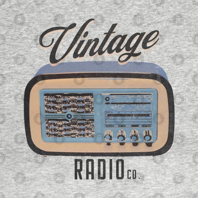 Vintage Radio by Off the Page